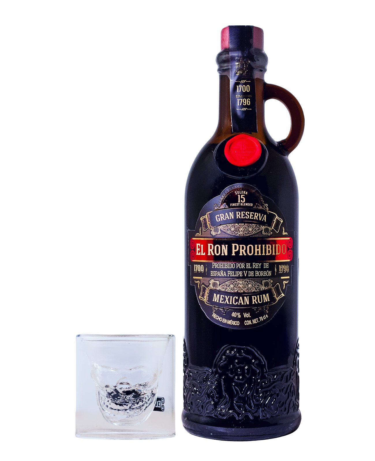 Ron Prohibido 15 Geschenkset - 0,7L 40% vol