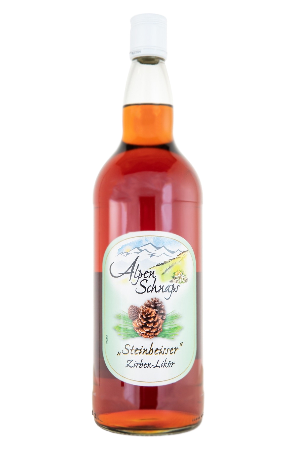 Alpenschnaps Zirbe Zirbenlikör - 1 Liter 30% vol Alpenschnaps Zirbe Zirbenlikör - 1 Liter 30% vol