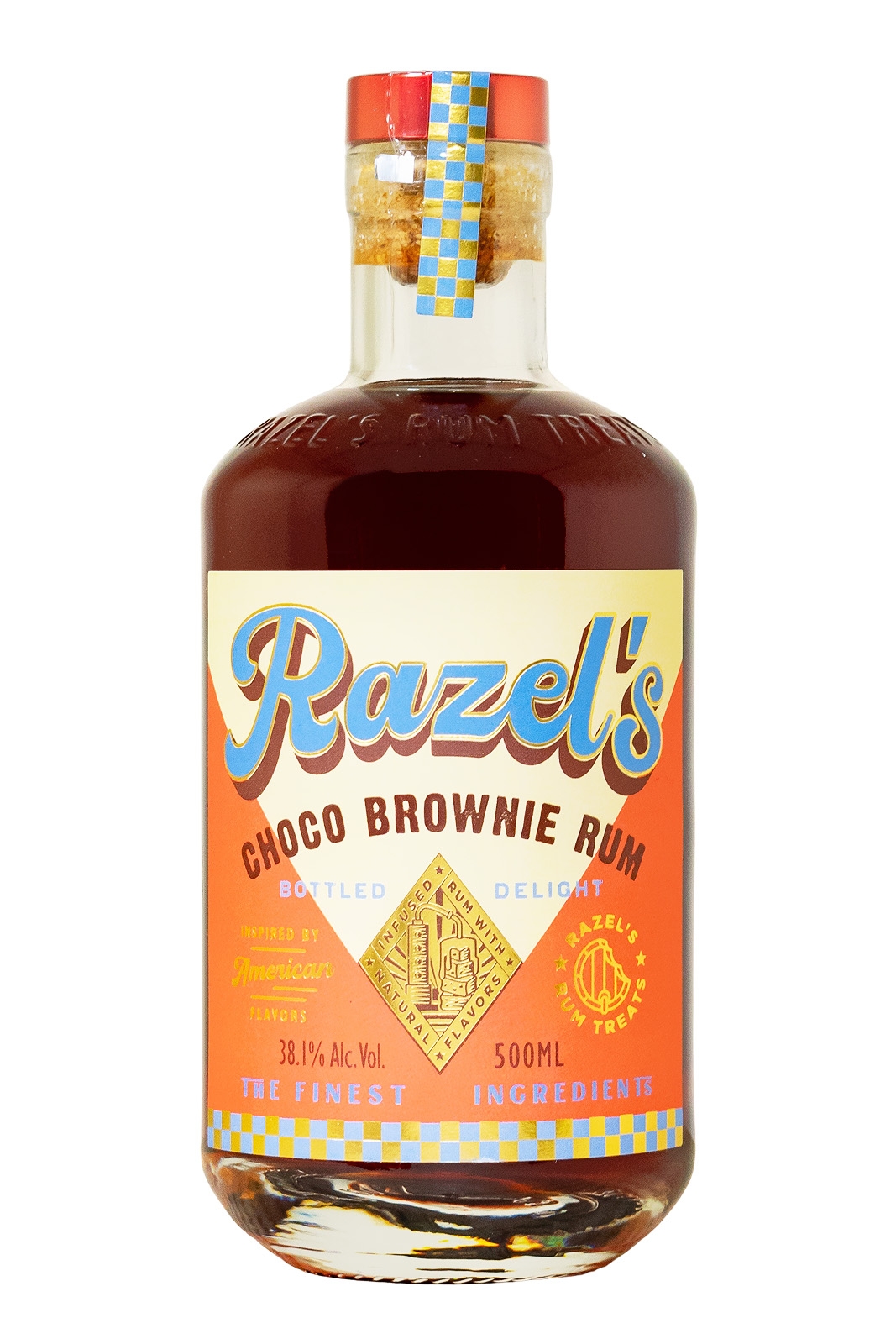 Razel's Choco Brownie Rum mit Miniatur - 0,55L 38,1% vol