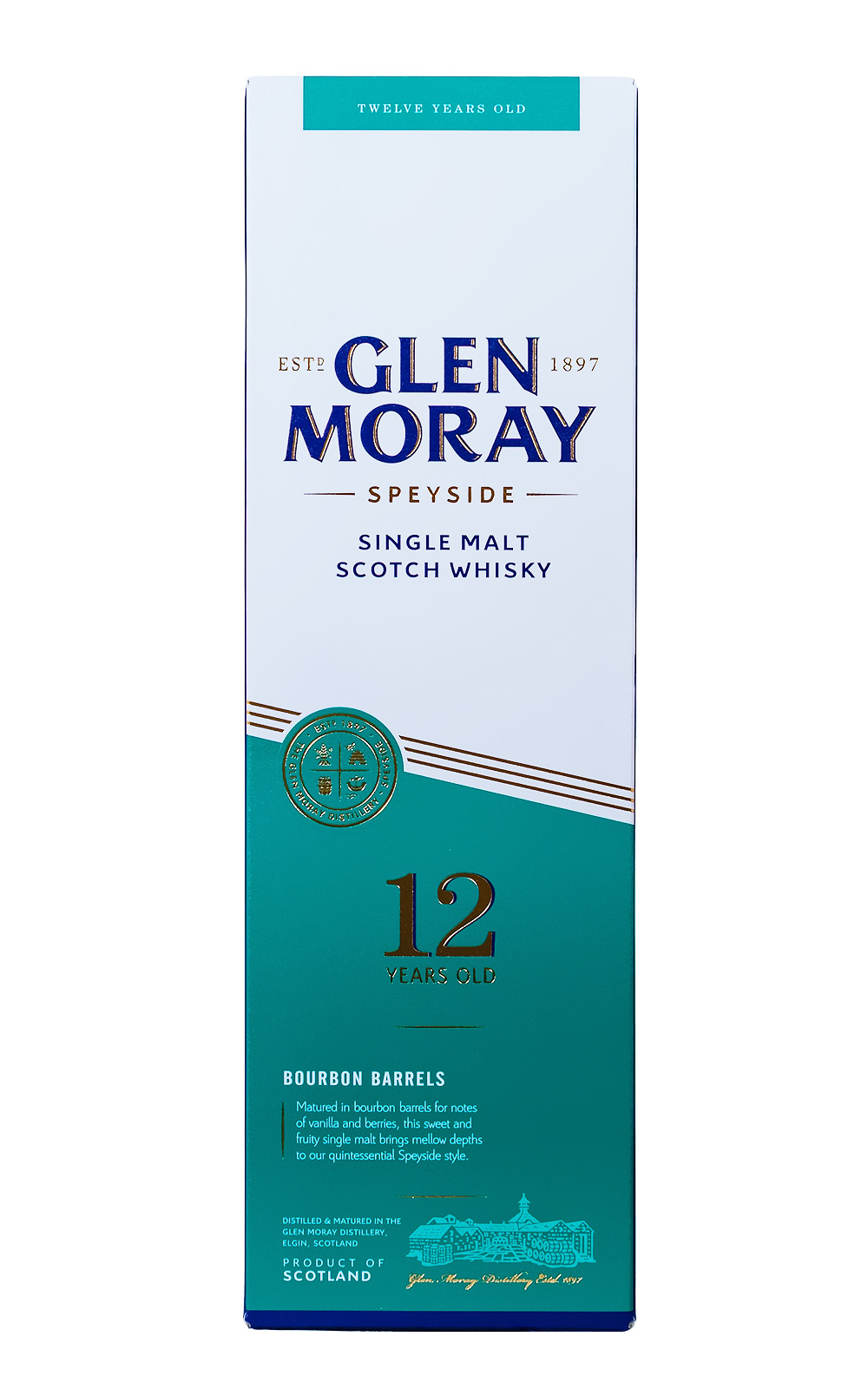 Glen Moray 12 Jahre Elgin Heritage Single Malt Scotch Whisky - 0,7L 40% vol