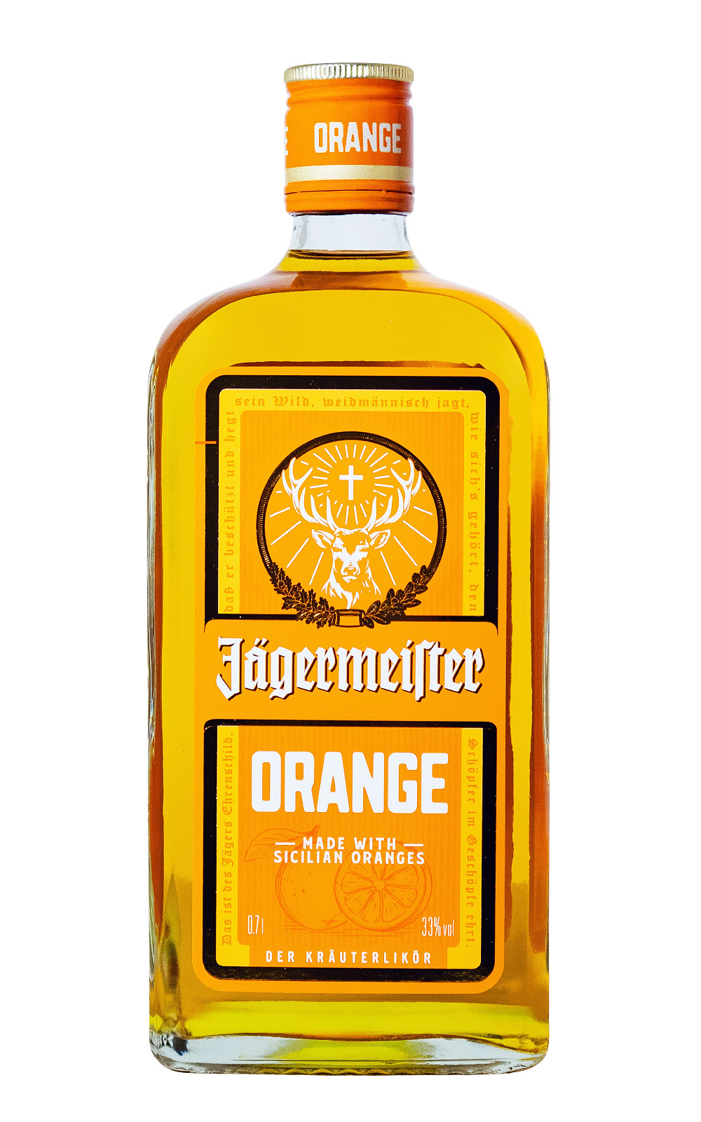 Jägermeister Orange mit Jägermeister Cool Bag Rucksack - 0,7L 33% vol