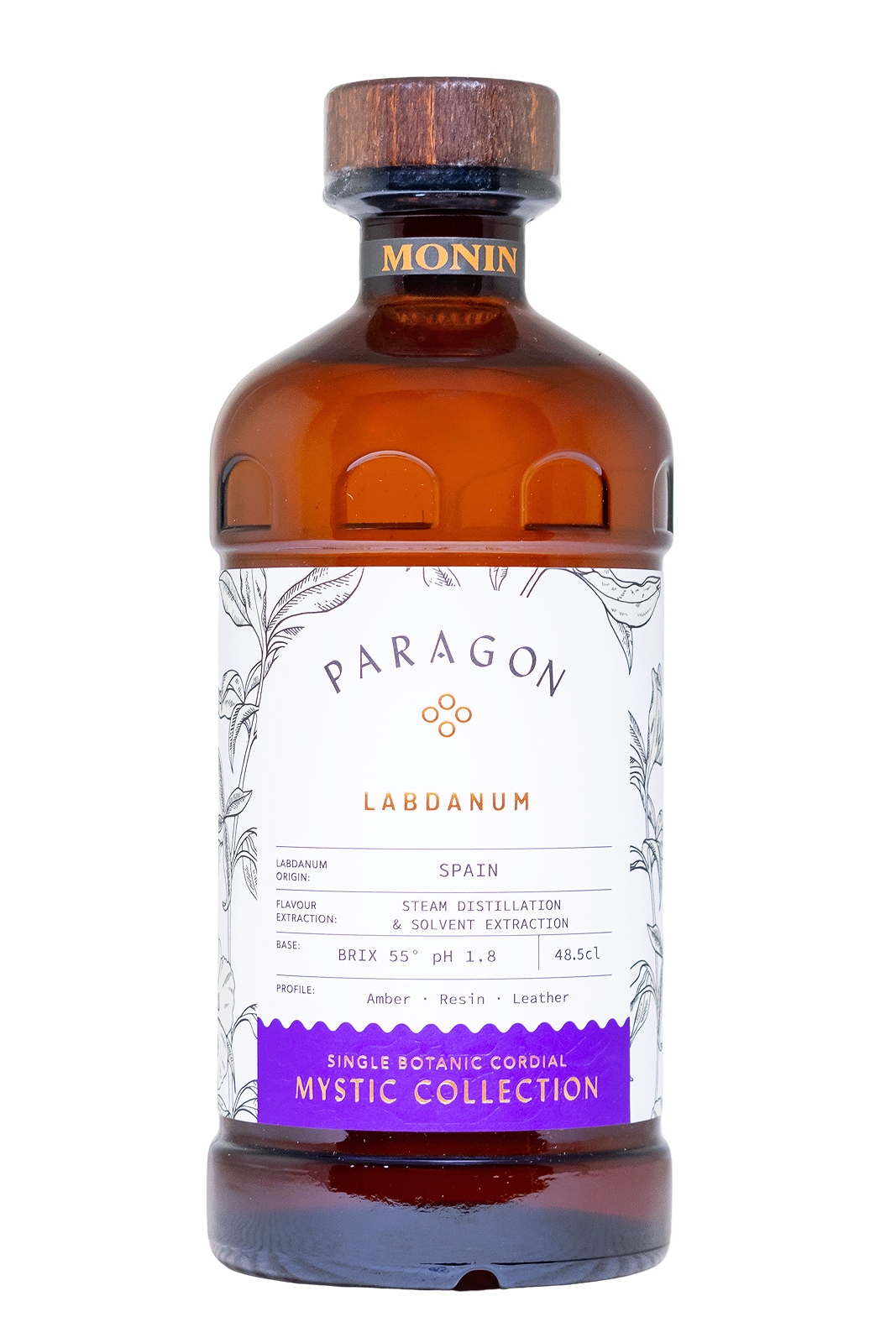 Monin Paragon Labdanum Cordial Mixer - 0,485L