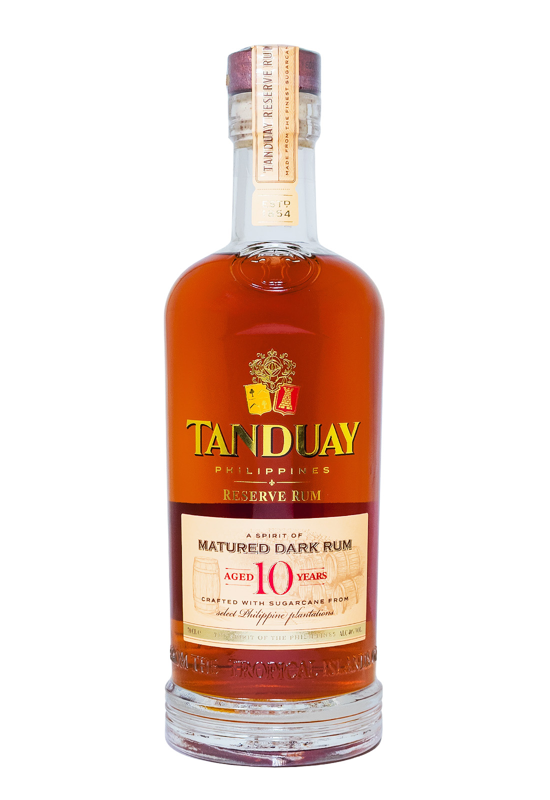 Tanduay 10 YO Reserve Rum - 0,7L 40% vol