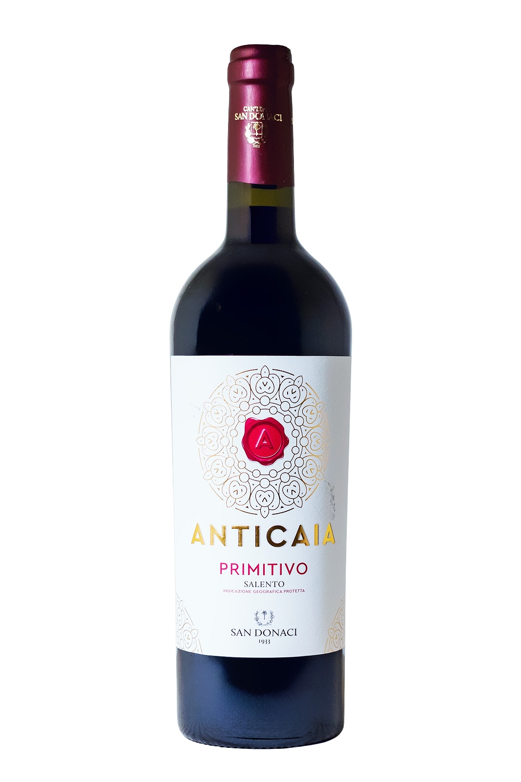 Primitivo IGP - Anticaia Cantina San Donaci Italien - 0,75L 14% vol