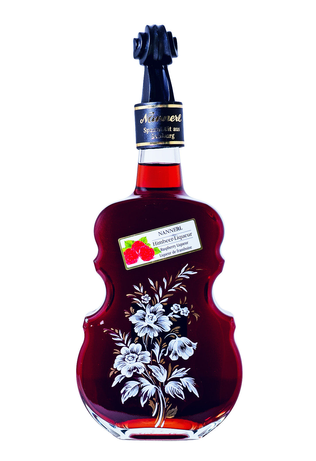 Nannerl Himbeer-Liqueur Geigenflasche - 0,5L 20% vol