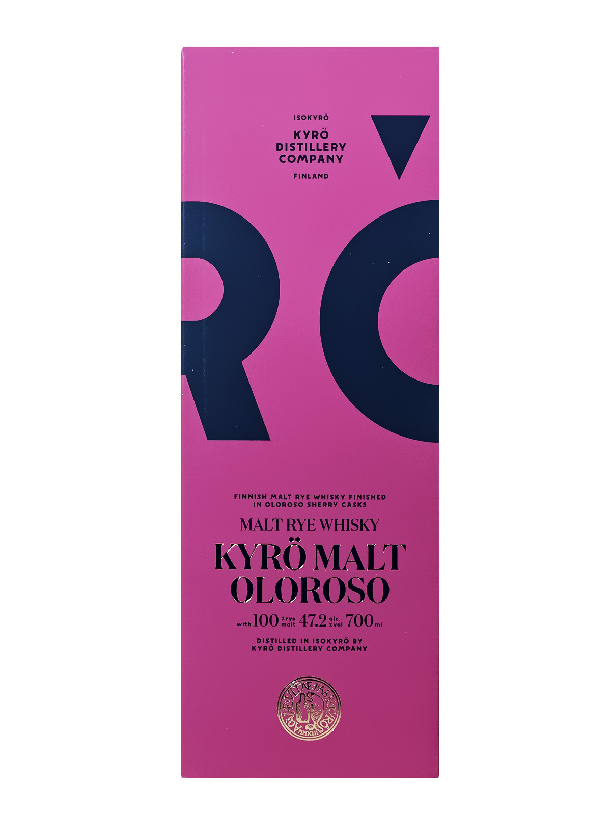 Kyrö Malt Oloroso Rye Whisky - 0,7L 47,2% vol