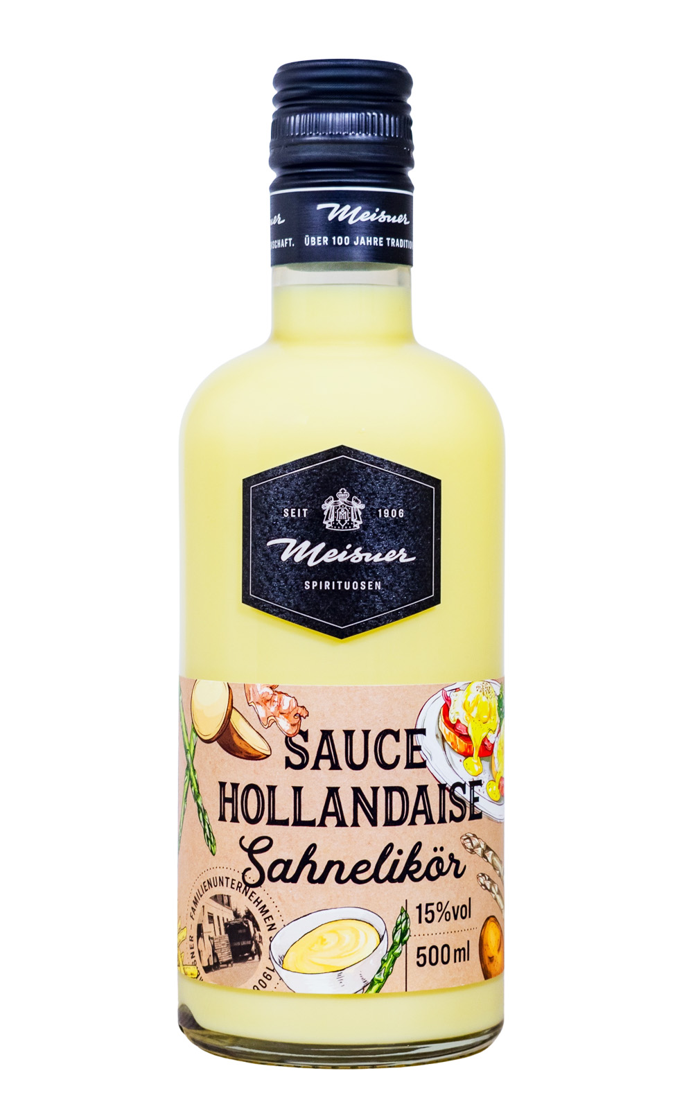 Meisner Sauce Hollandaise Sahnelikör - 0,5L 15% vol