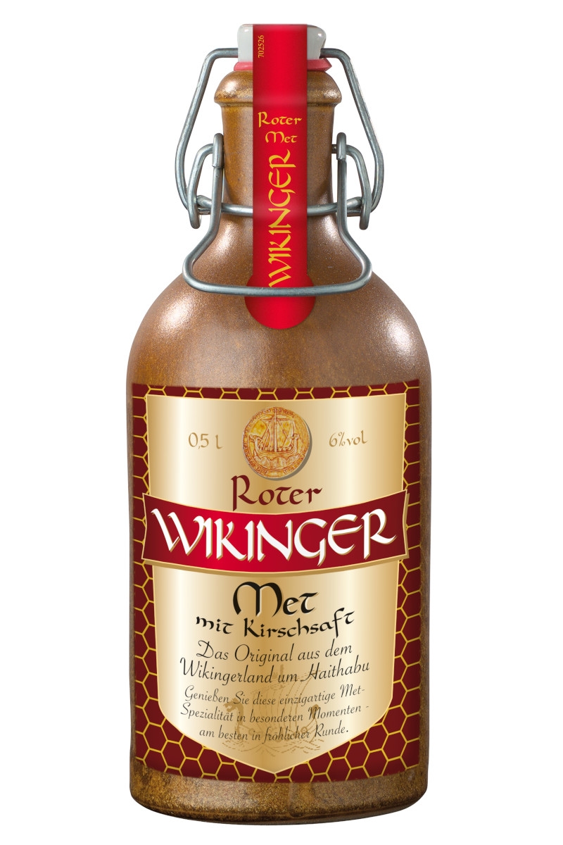 Roter Wikinger Met im Tonkrug - 0,5L 6% vol Roter Wikinger Met im Tonkrug - 0,5L 6% vol