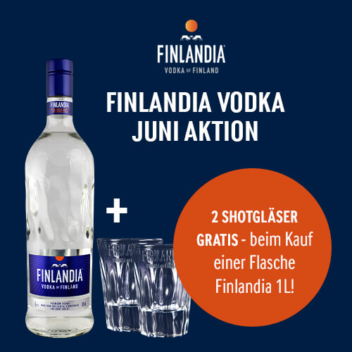 Finlandia + 2 Shotgläser