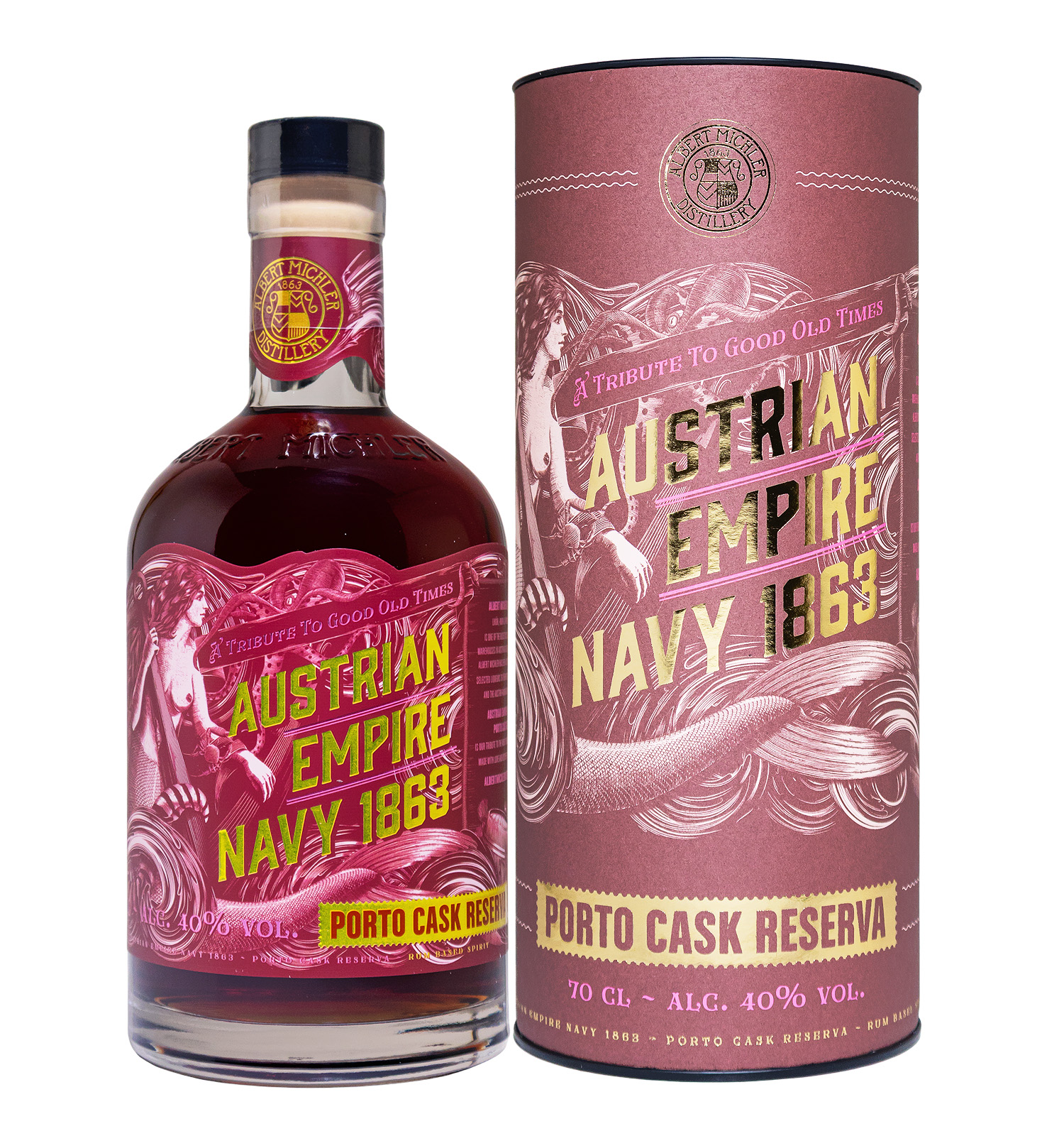 Austrian Empire Navy 1863 Porto Cask Reserve - 0,7L 40% vol