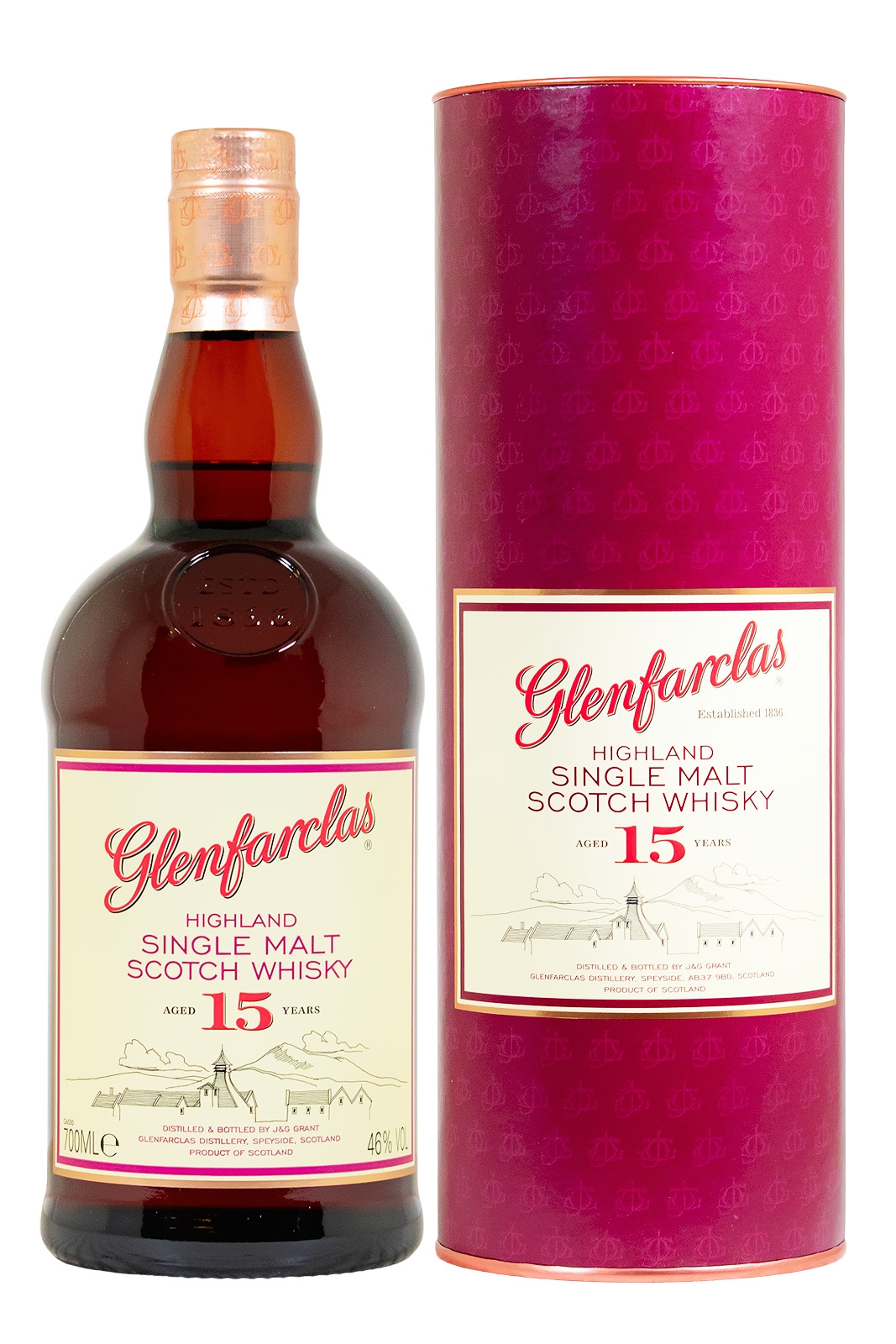 Glenfarclas 15 Jahre Single Malt Scotch Whisky - 0,7L 46% vol