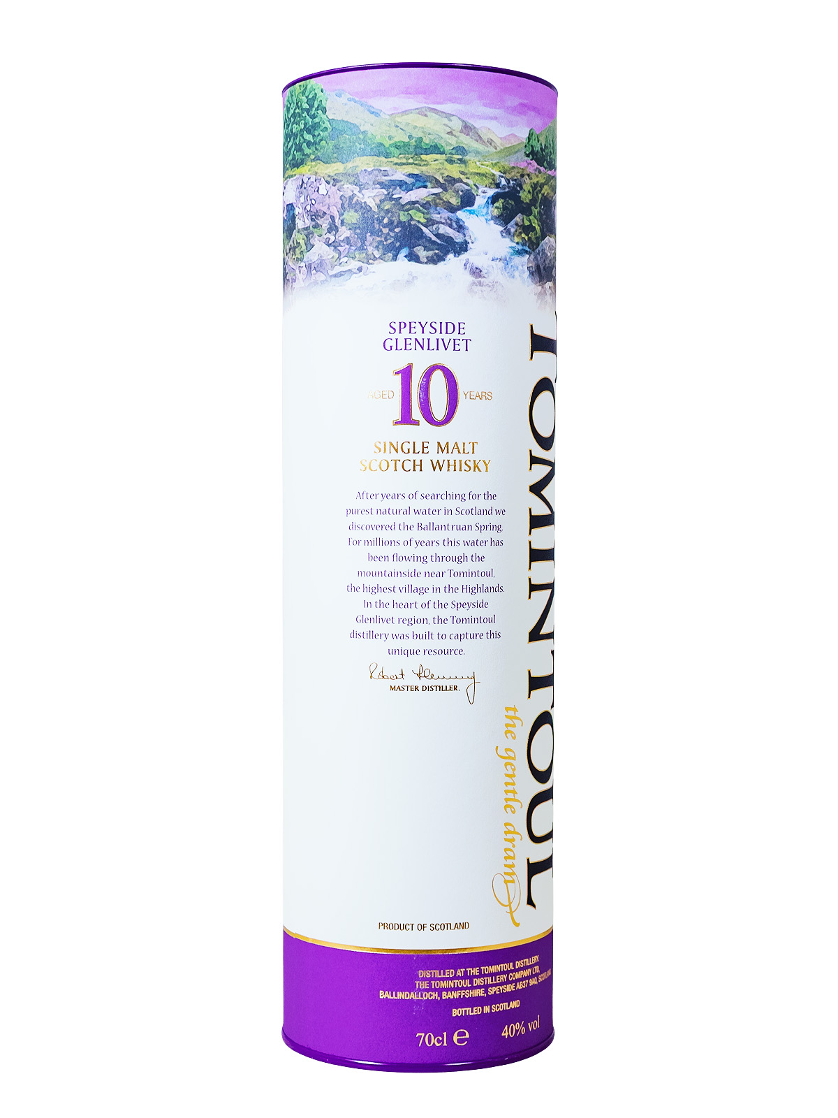 Tomintoul 10 Jahre Single Malt Scotch Whisky - 0,7L 40% vol