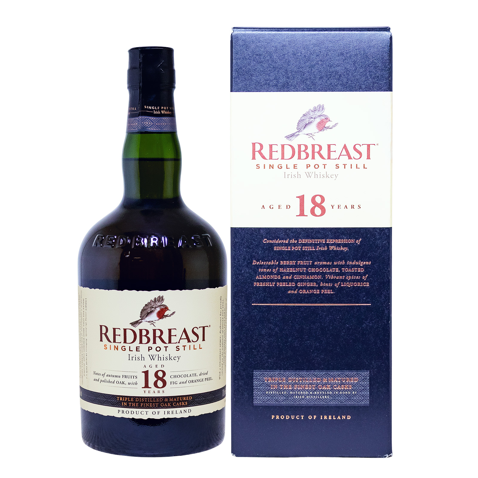 Redbreast 18 Years Old Irish Whiskey - 0,7L 46% vol