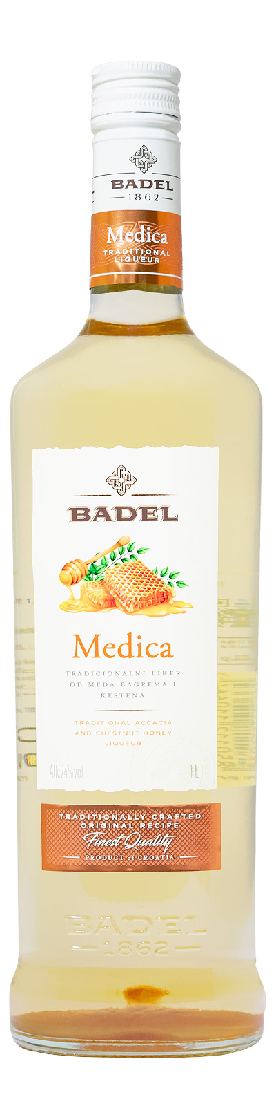 Badel Medica Honiglikör - 1 Liter 24% vol
