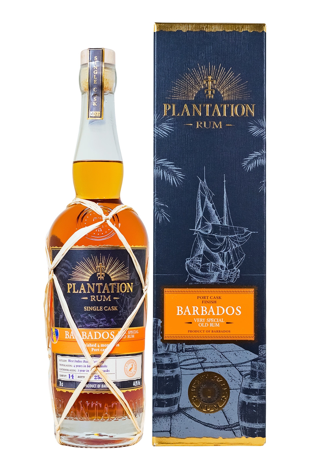 Plantation Barbados VSOR Single Port Cask - 0,7L 44,9% vol