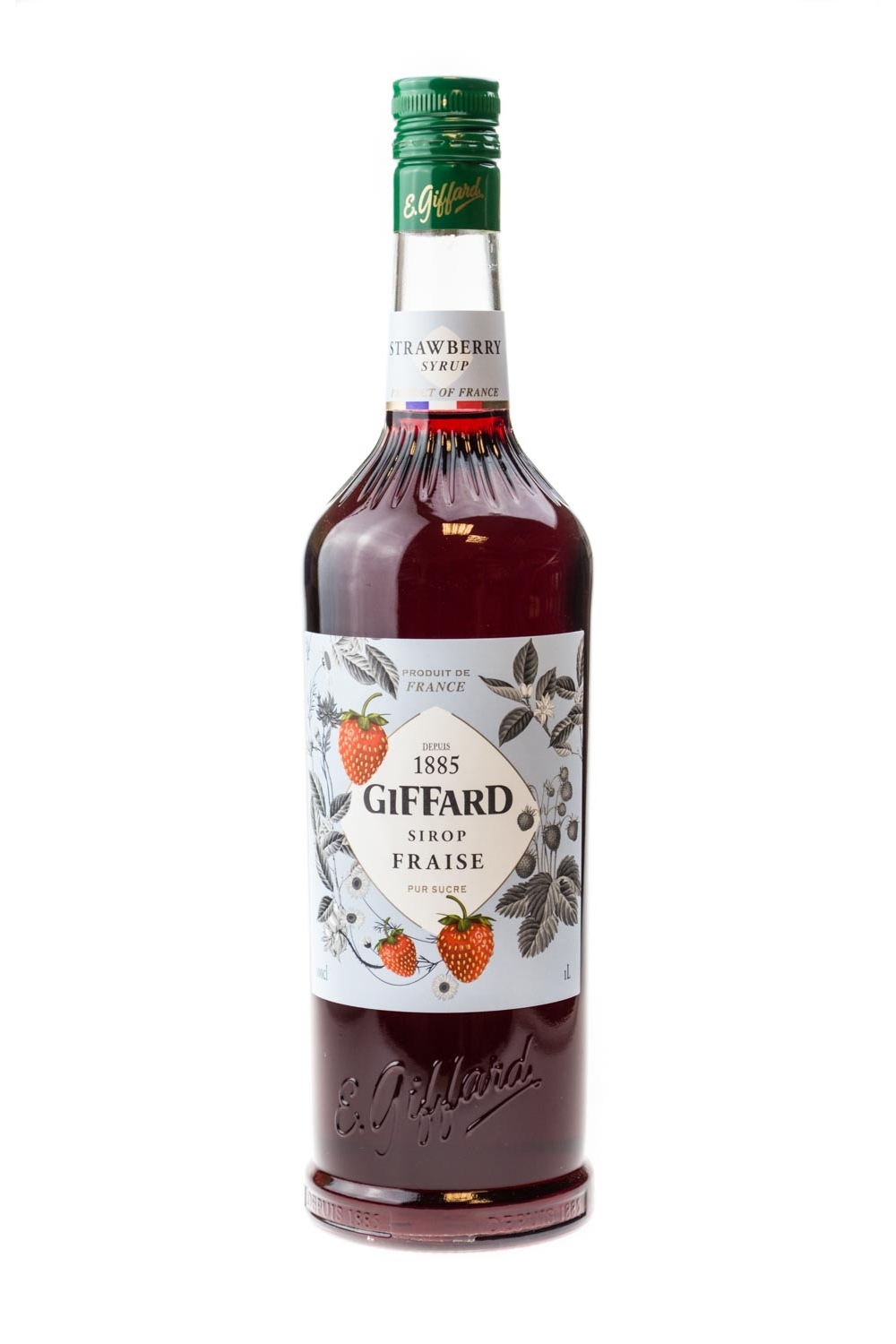 Giffard Erdbeere Sirup Fraise Kaufen 1 Liter giffard-erdbeere-sirup-fraise-kaufen-1-liter