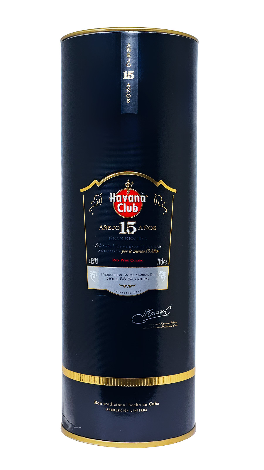 Ohne GEPA: Havana Club Gran Reserva Anejo 15 Jahre Rum - 0,7L 40% vol