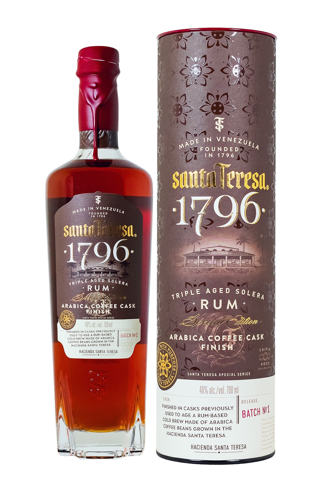Santa Teresa Coffee Cask Finish - 0,7L 46% vol Santa Teresa Coffee Cask Finish - 0,7L 46% vol