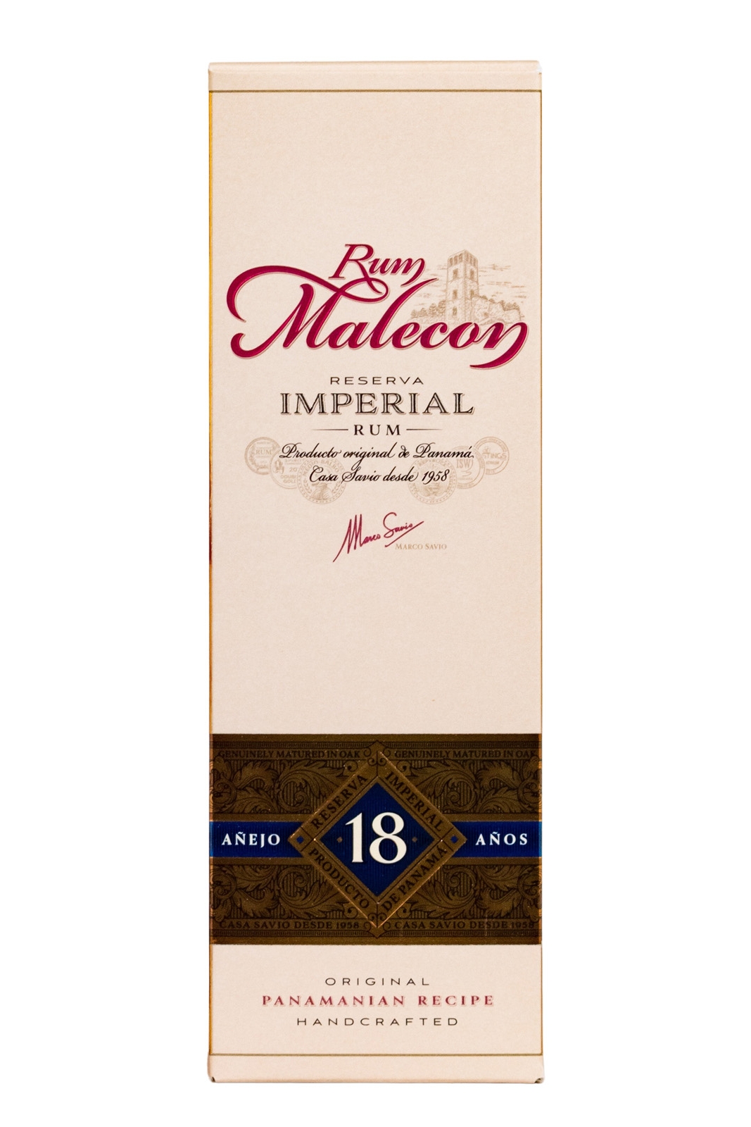 Rum Malecon Reserva Imperial Anejo 18 Jahre - 0,7L 40% vol Rum Malecon Reserva Imperial Anejo 18 Jahre - 0,7L 40% vol