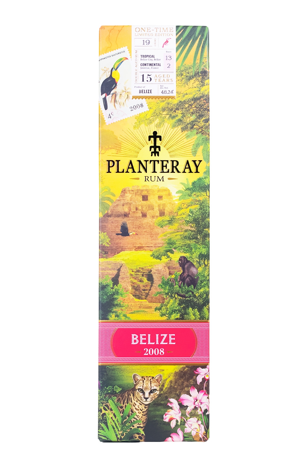 Planteray Belize 2008 One-Time Rum - 0,7L 48,3% vol