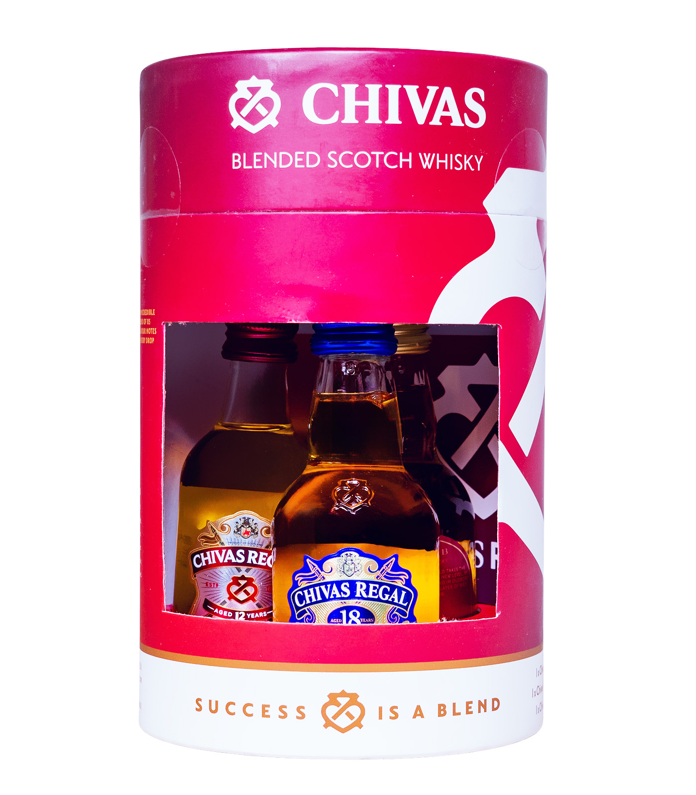 Paket [3 x 0,05 L] Chivas Regal Miniatur Geschenkset - 0,15L 40% vol