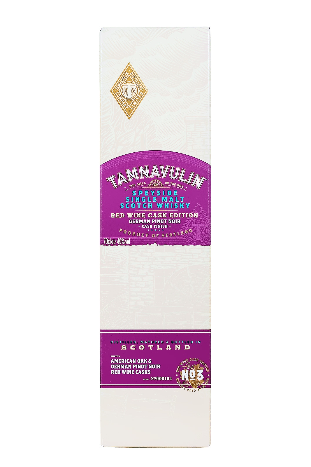 Tamnavulin Speyside Single Malt Scotch German Pinot Noir Finish - 0,7L 40% vol