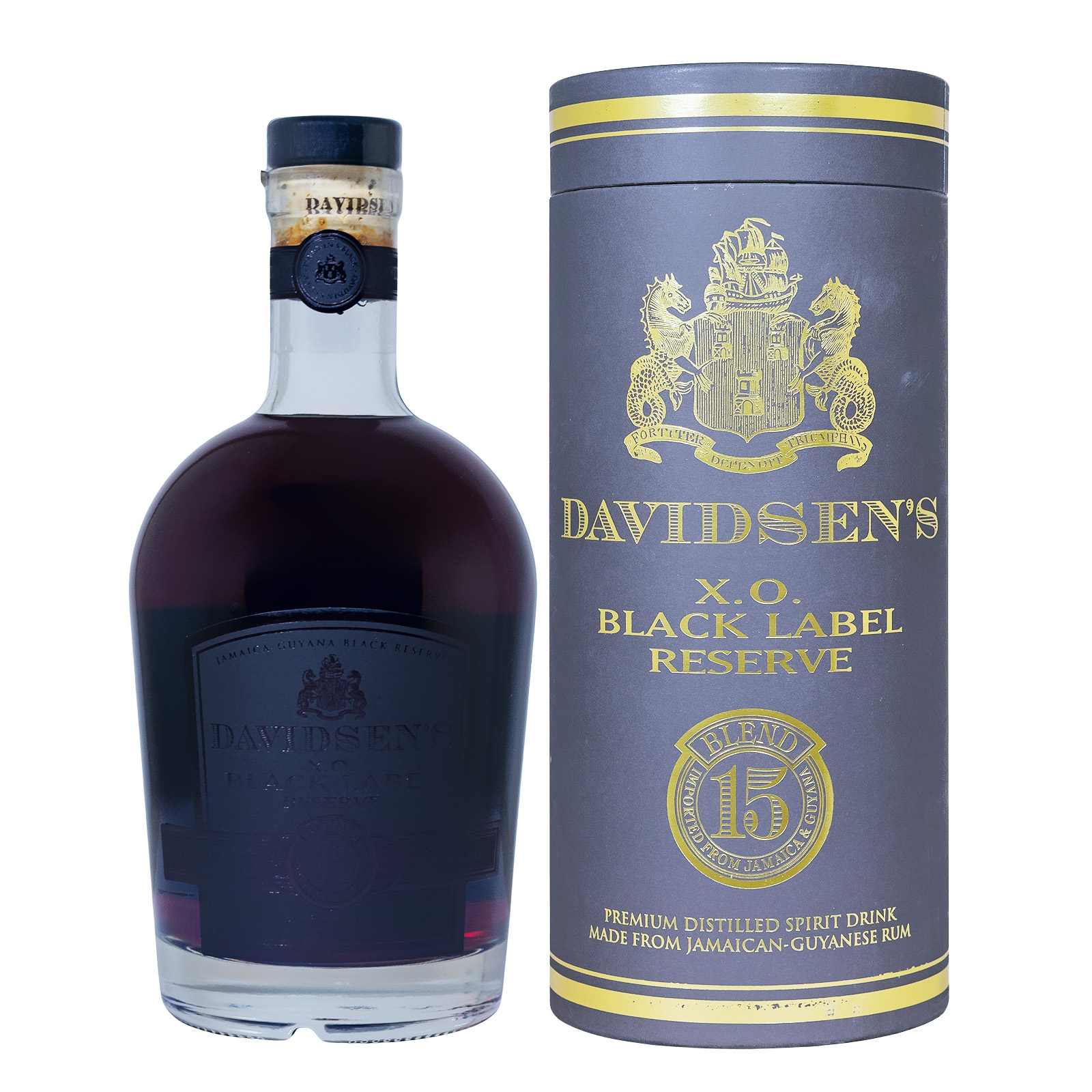Davidsen's X.O. Black Label Reserve 15 Jahre - 0,7L 40% vol