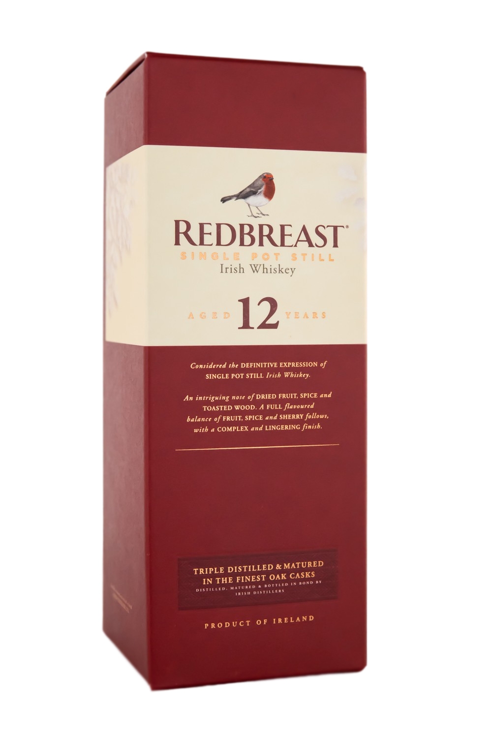 Redbreast 12 Jahre Pure Pot Still Irish Whiskey - 0,7L 40% vol Redbreast 12 Jahre Pure Pot Still Irish Whiskey - 0,7L 40% vol