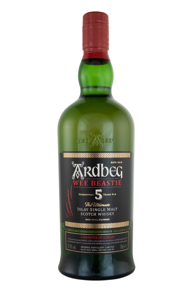 Ardbeg 5 Jahre Old Wee Beastie Single Malt Scotch Whisky - 0,7L 47,4% vol