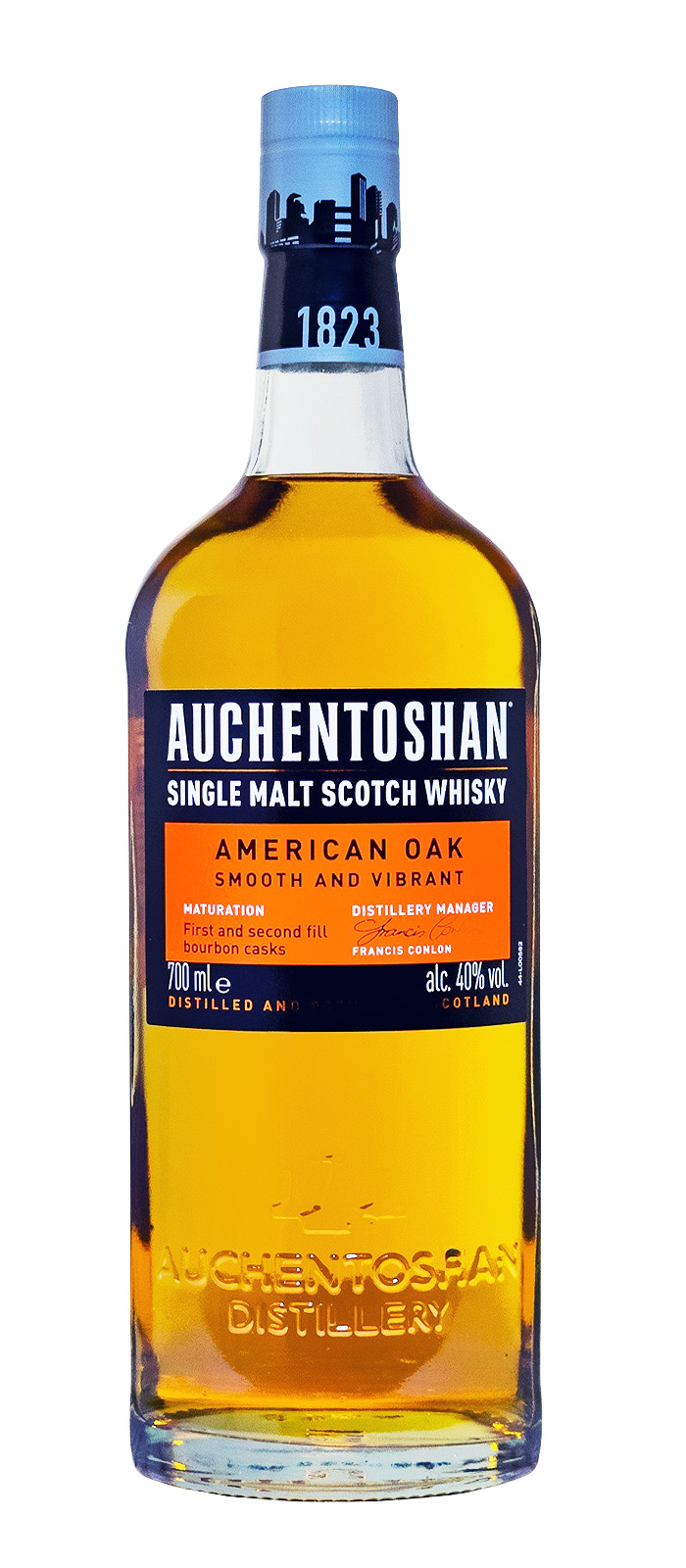 Auchentoshan American Oak Single Malt Scotch Whisky - 0,7L 40% vol
