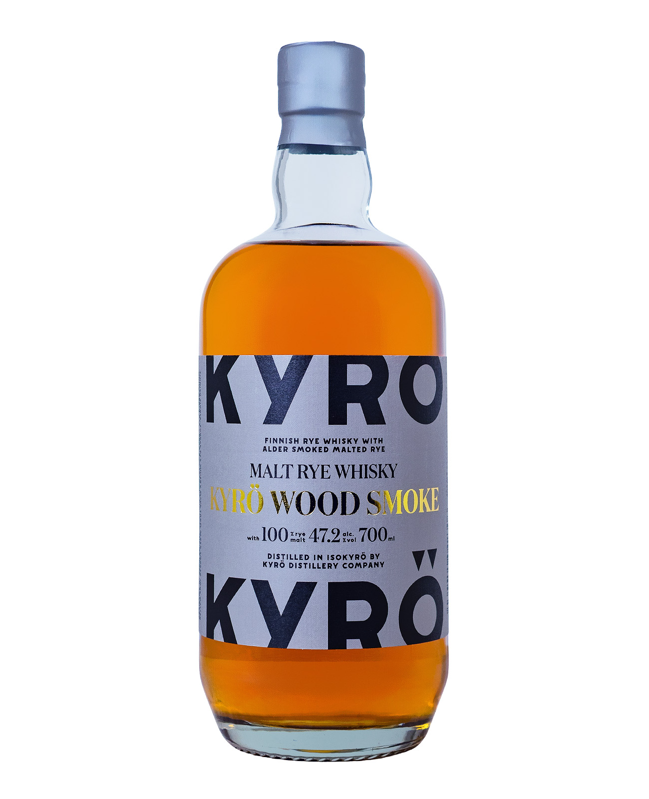 Kyrö Wood Smoke Malt Rye Whisky - 0,7L 47,2% vol
