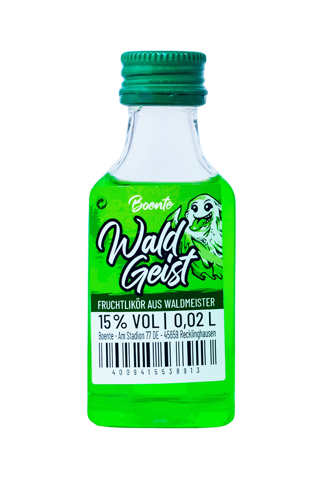 Boentes Waldgeist PET Kurze Shots - 0,02L 15% vol