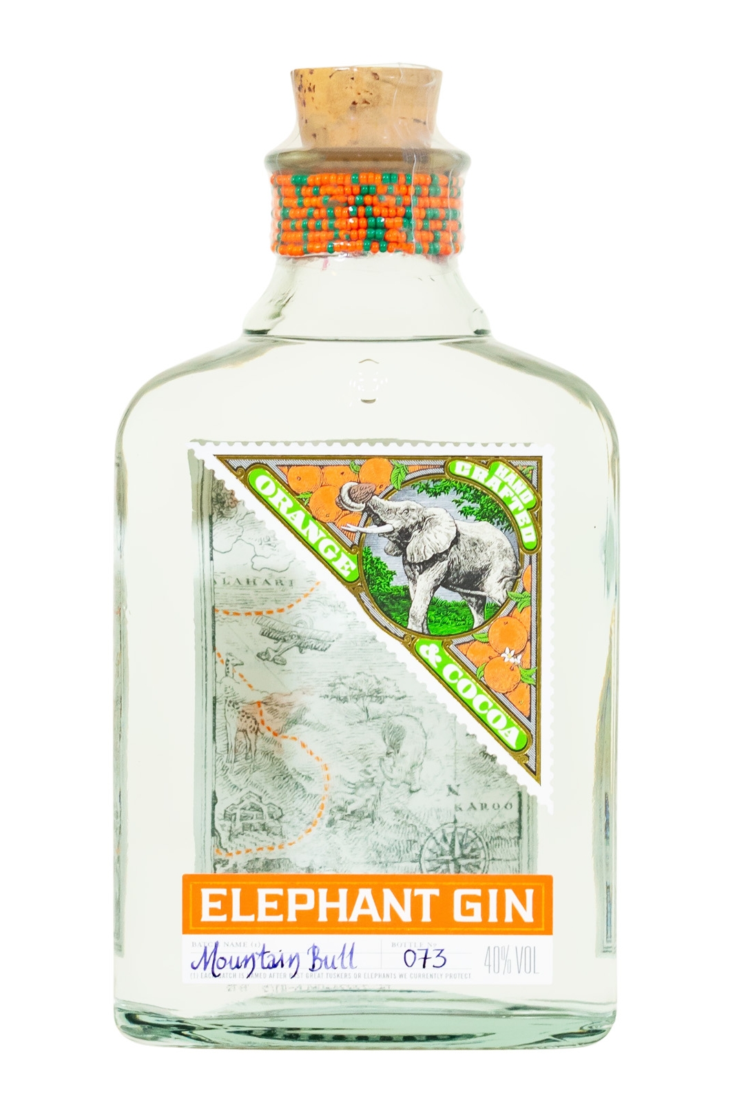 Elephant Orange Cocoa Gin mit Glas - 0,5L 40% vol