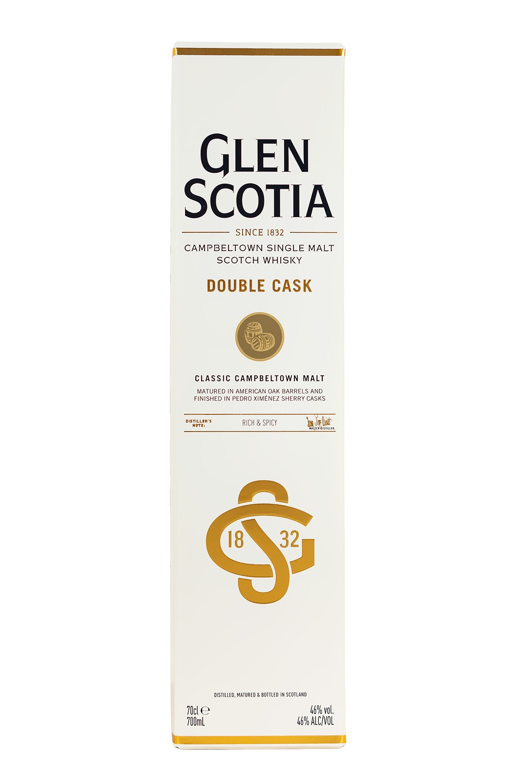 Glen Scotia Double Cask Single Malt Scotch Whisky - 0,7L 46% vol