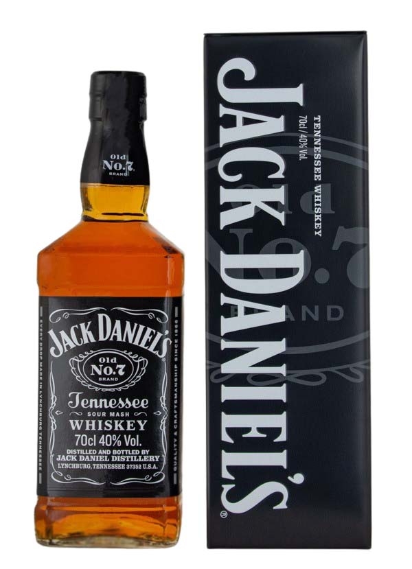 Jack Daniels Tennessee Whiskey Old No. 7 in Metal Tin - 0,7L 40% vol Jack Daniels Tennessee Whiskey Old No. 7 in Metal Tin - 0,7L 40% vol