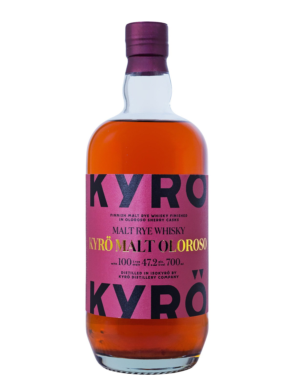 Kyrö Malt Oloroso Rye Whisky - 0,7L 47,2% vol