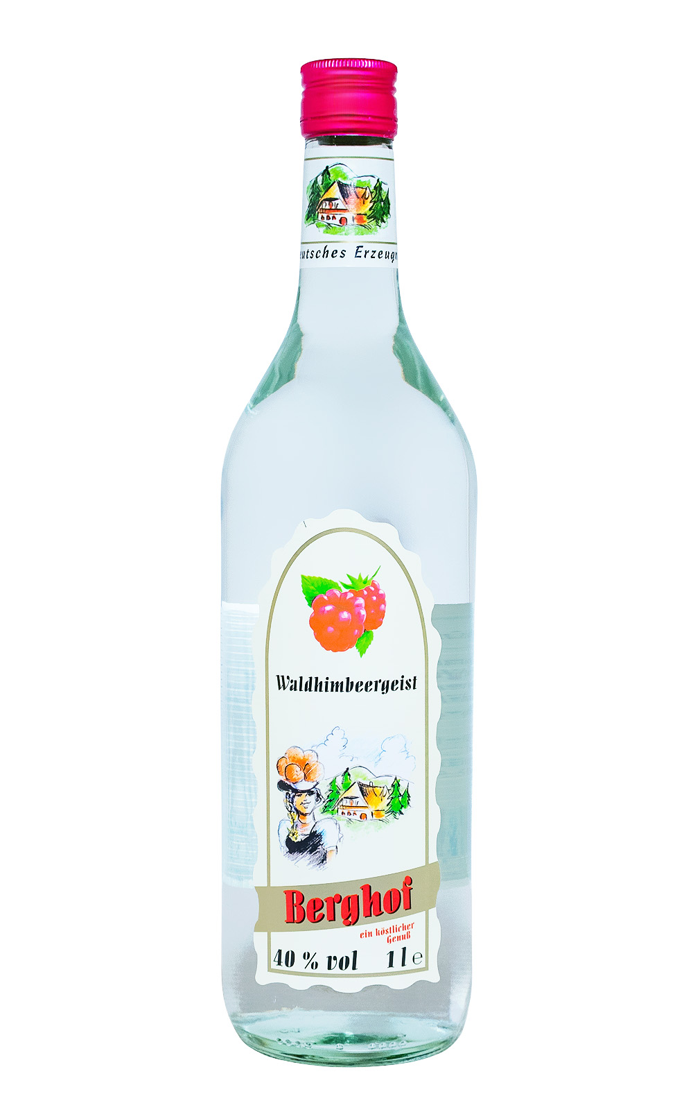 Berghof Waldhimbeergeist - 1 Liter 40% vol