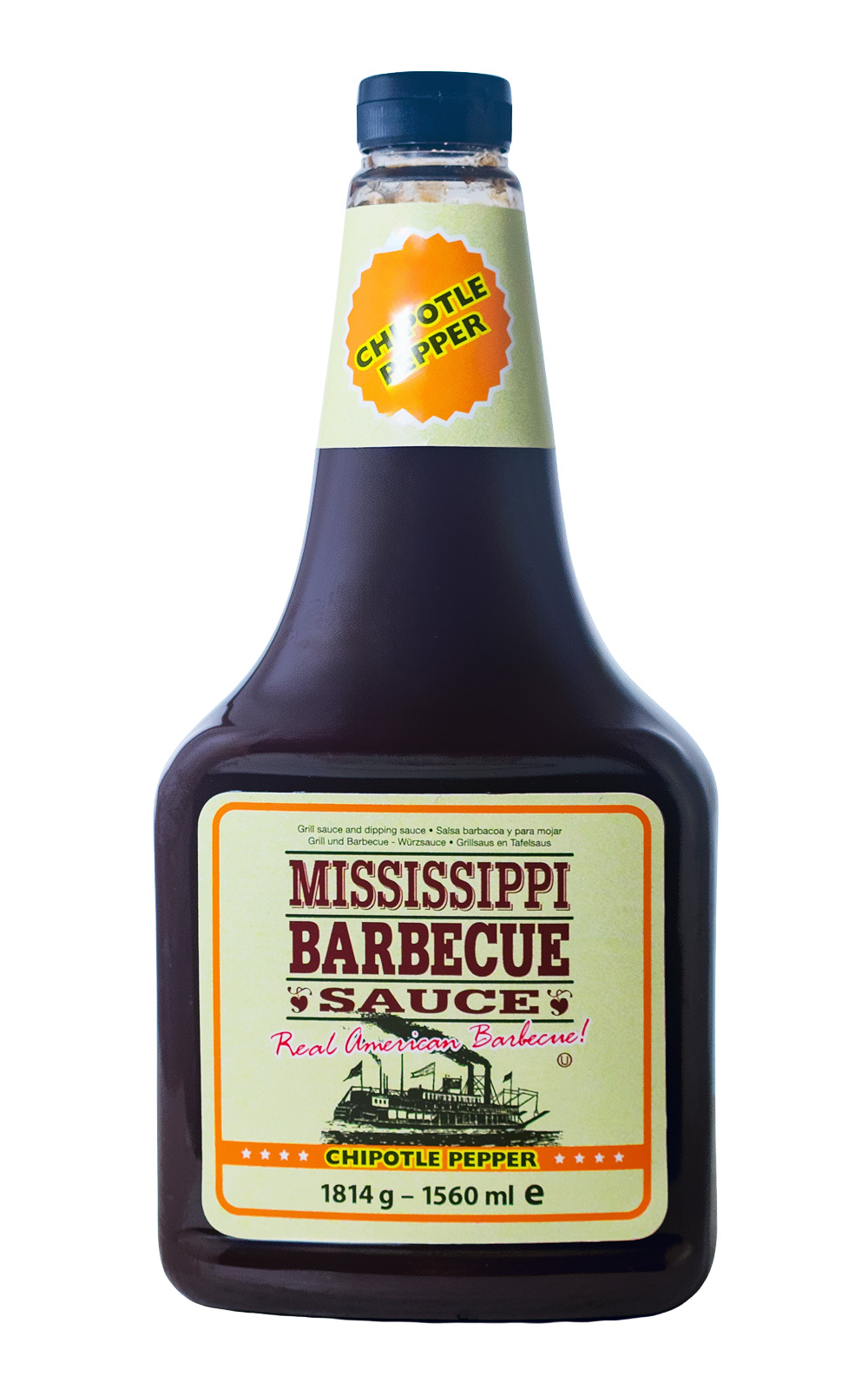 Mississippi Barbecue Sauce Chipotle Pepper - 1,56L