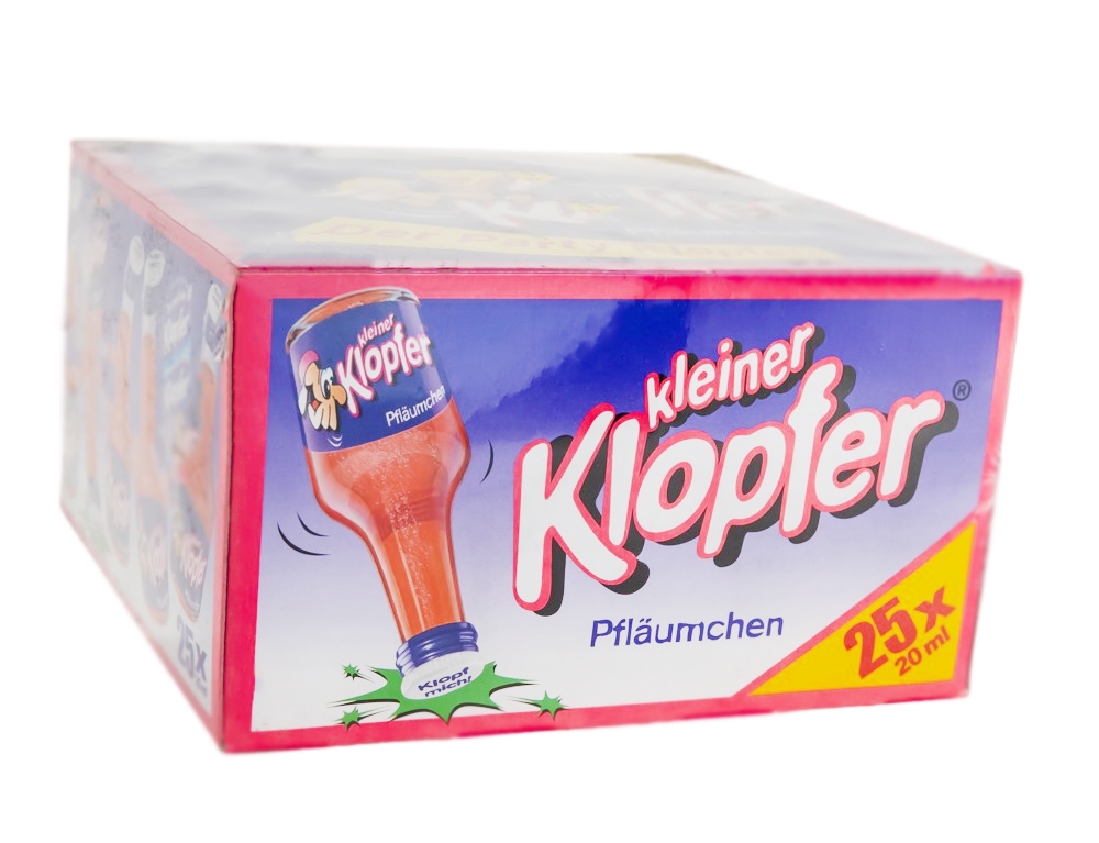 Paket [25 x 0,02L] Kleiner Klopfer Pfläumchen Likör - 0,5L 17% vol