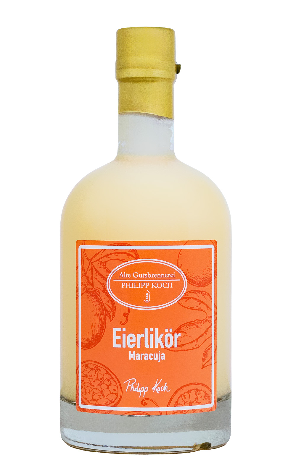 Alte Gutsbrennerei Philipp Koch Eierlikör Maracuja - 0,5L 14% vol Alte Gutsbrennerei Philipp Koch Eierlikör Maracuja - 0,5L 14% vol