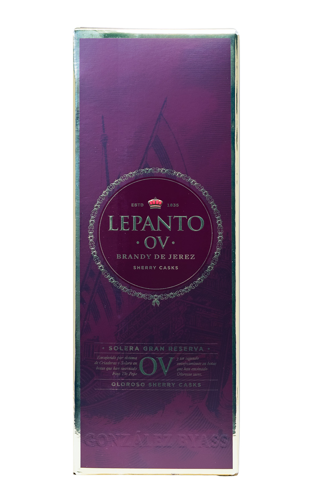 Lepanto OV Oloroso Viejo Brandy de Jerez - 0,7L 36% vol