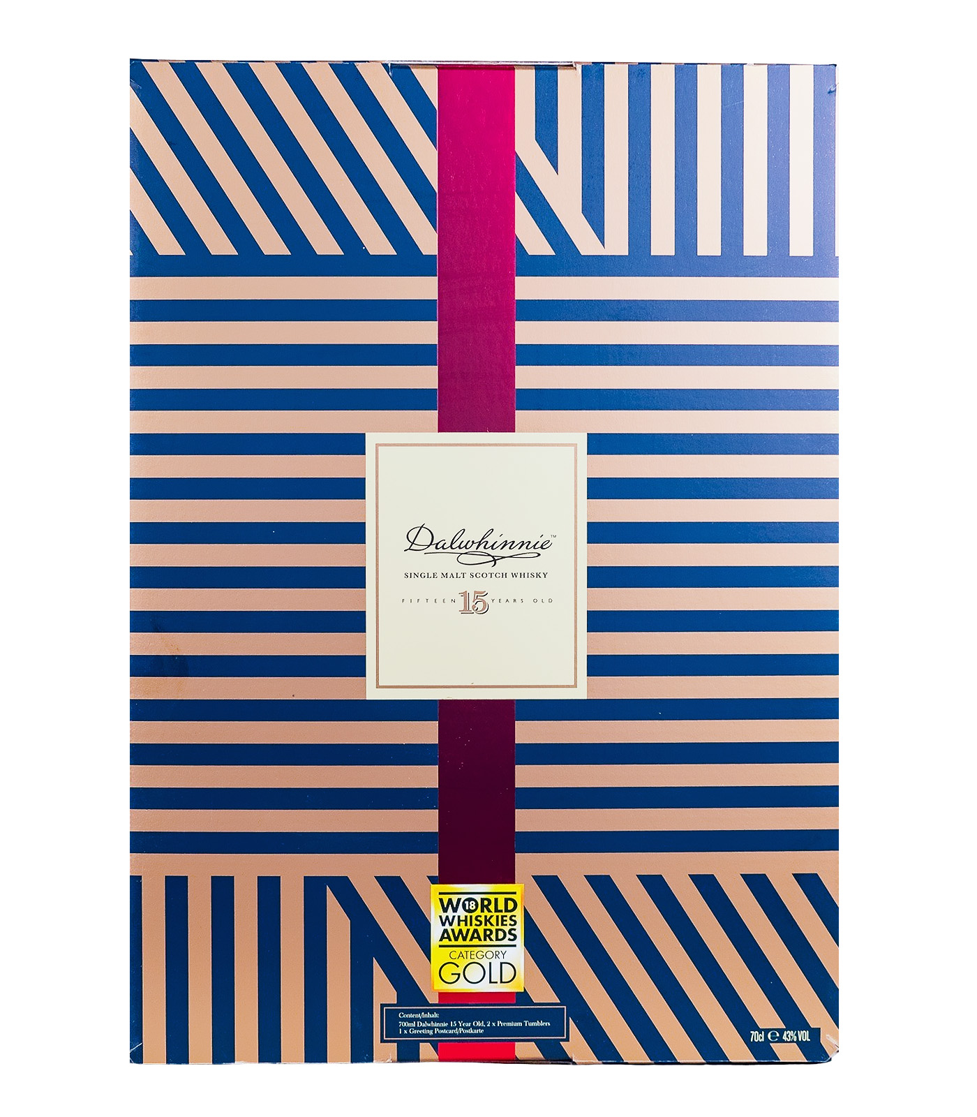 Dalwhinnie 15 Jahre Geschenkset - 0,7L 43% vol Dalwhinnie 15 Jahre Geschenkset - 0,7L 43% vol