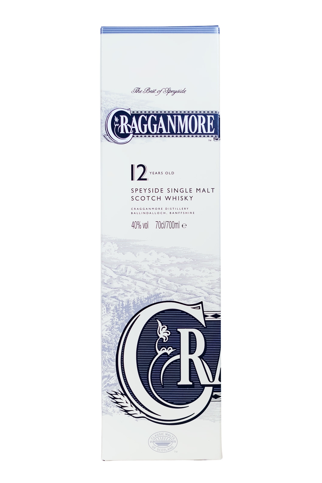 Cragganmore 12 Jahre Speyside Single Malt Scotch Whisky - 0,7L 40% vol