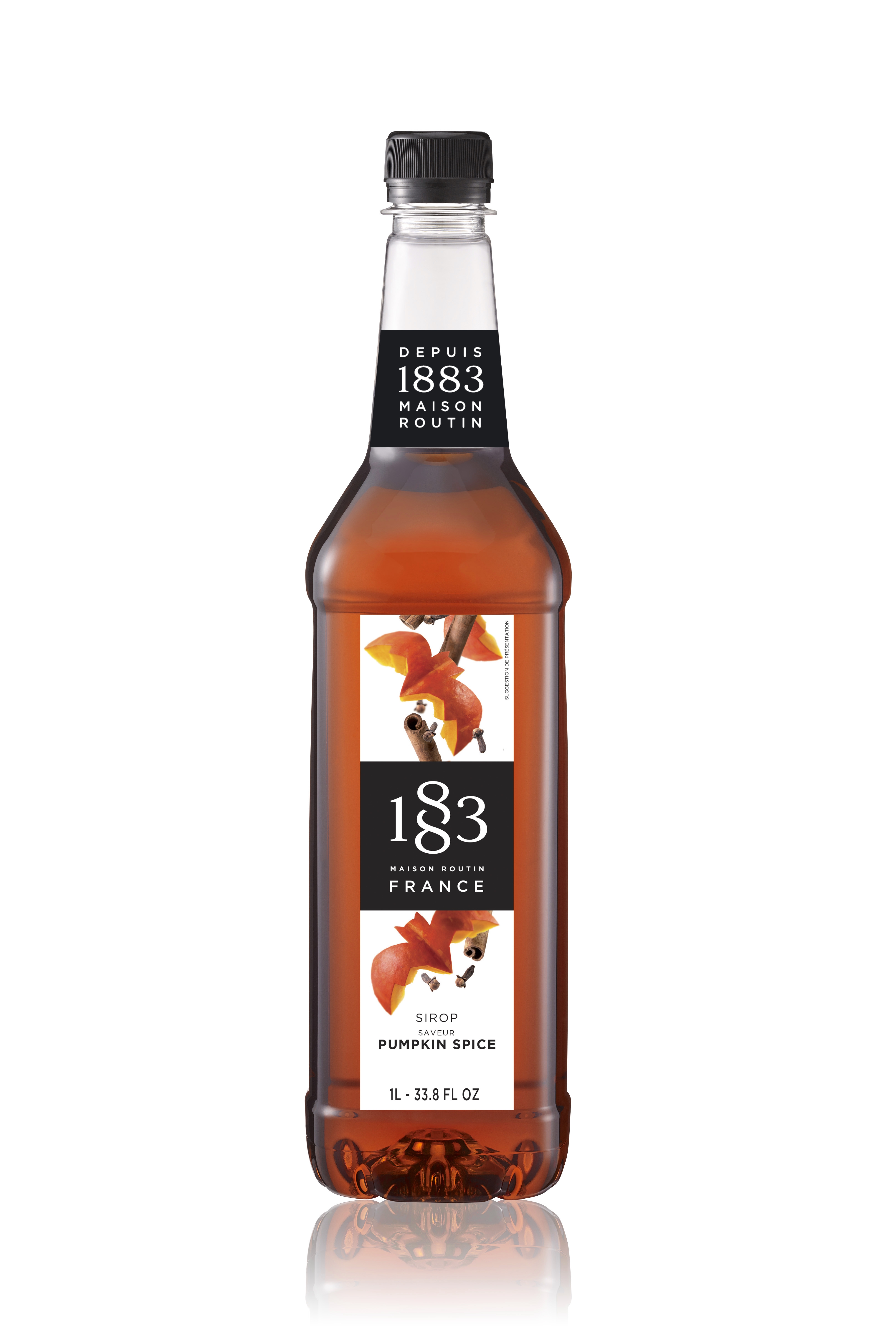 Maison Routin 1883 Pumpkin Spice Sirup PET-Flasche - 1 Liter