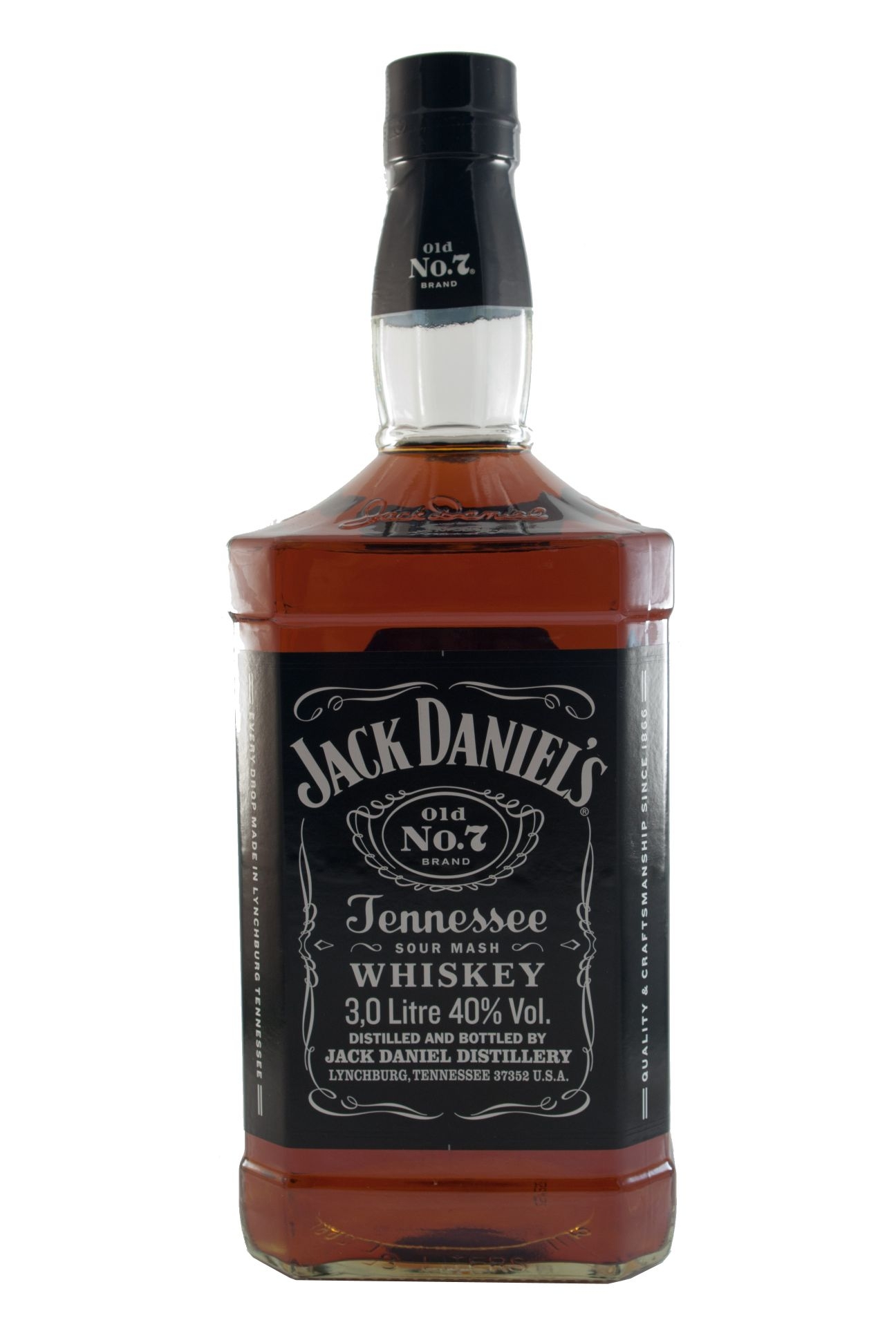 Jack Daniels Tennessee Whiskey Old No. 7 - 3L 40% vol