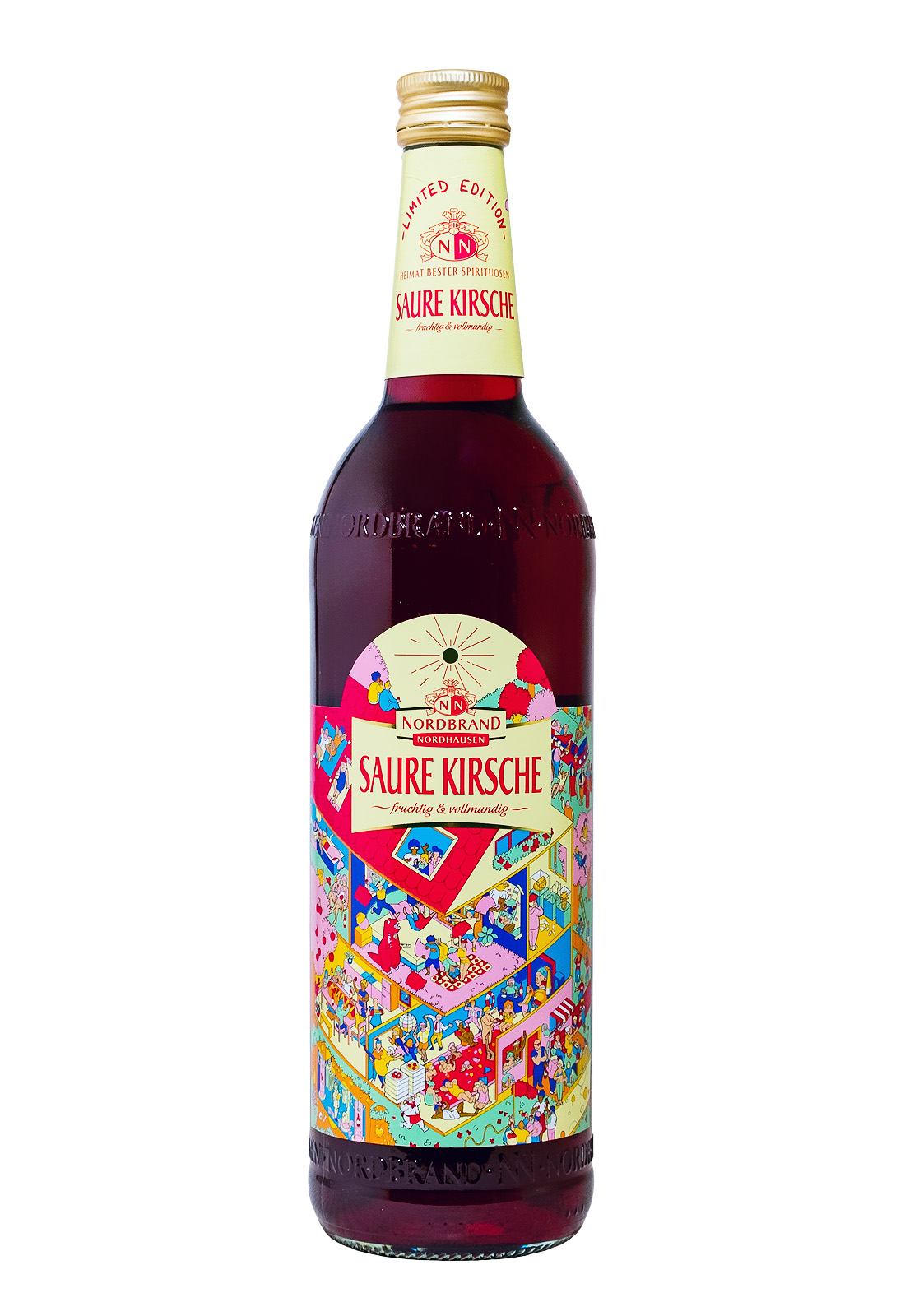 Nordbrand Saure Kirsche Mystery Edition - 0,7L 16% vol