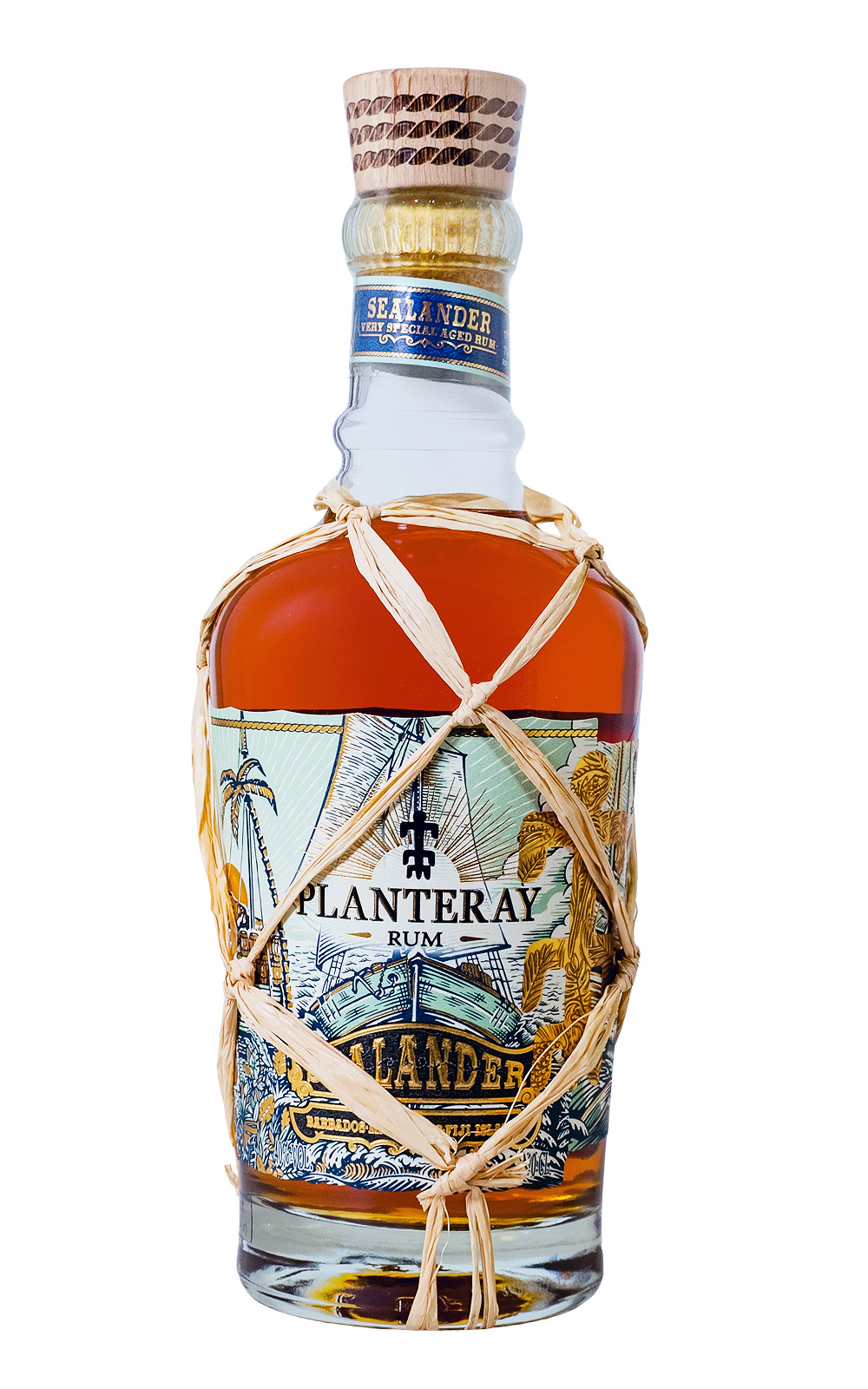 Planteray Sealander mit 2 Gläsern - 0,7L 40% vol