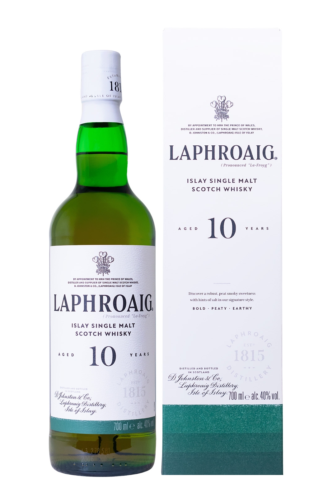Laphroaig 10 Jahre Islay Single Malt Scotch Whisky - 0,7L 40% vol