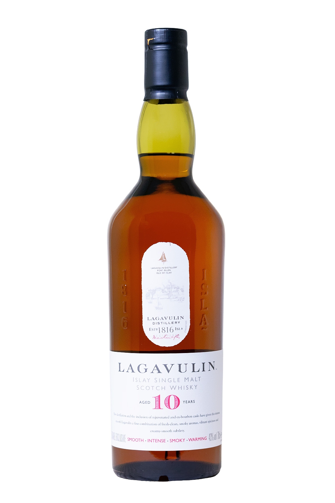 Lagavulin 10 Jahre Islay Single Malt Scotch Whisky - 0,7L 43% vol