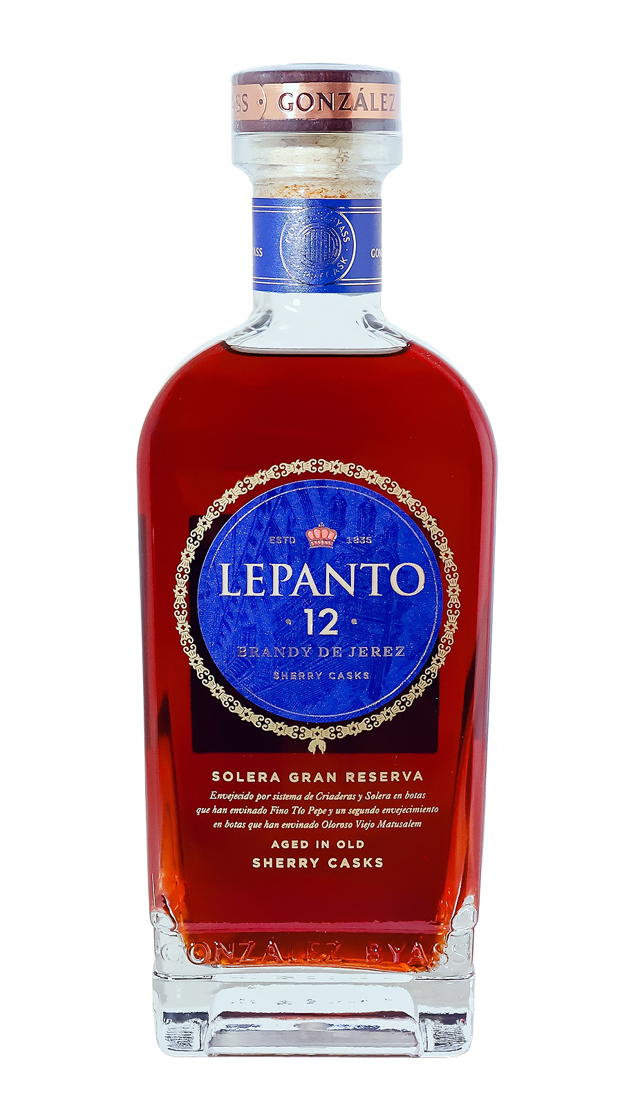 Lepanto 12 Jahre Solera Gran Reserva Brandy de Jerez - 0,7L 36% vol